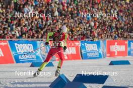 25.01.2015, Antholz, Italy (ITA): Luminita Piscoran (ROU) - IBU world cup biathlon, relay women, Antholz (ITA). www.nordicfocus.com. © Manzoni/NordicFocus. Every downloaded picture is fee-liable.