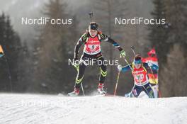 25.01.2015, Antholz, Italy (ITA): Marine Bolliet (FRA) - IBU world cup biathlon, relay women, Antholz (ITA). www.nordicfocus.com. © Manzoni/NordicFocus. Every downloaded picture is fee-liable.