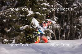 22.01.2015, Antholz, Italy (ITA): Michael Roesch (BEL) - IBU world cup biathlon, sprint men, Antholz (ITA). www.nordicfocus.com. © Manzoni/NordicFocus. Every downloaded picture is fee-liable.