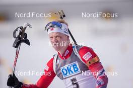 22.01.2015, Antholz, Italy (ITA): Johannes Thingnes Boe (NOR) - IBU world cup biathlon, sprint men, Antholz (ITA). www.nordicfocus.com. © Manzoni/NordicFocus. Every downloaded picture is fee-liable.