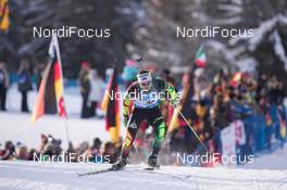 22.01.2015, Antholz, Italy (ITA): Vladimir Chepelin (BLR) - IBU world cup biathlon, sprint men, Antholz (ITA). www.nordicfocus.com. © Manzoni/NordicFocus. Every downloaded picture is fee-liable.