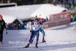 22.01.2015, Antholz, Italy (ITA): Tim Burke (USA) - IBU world cup biathlon, sprint men, Antholz (ITA). www.nordicfocus.com. © Manzoni/NordicFocus. Every downloaded picture is fee-liable.