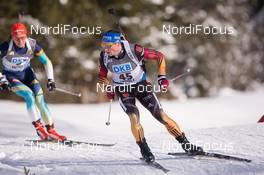 22.01.2015, Antholz, Italy (ITA): Eric Lesser (GER) - IBU world cup biathlon, sprint men, Antholz (ITA). www.nordicfocus.com. © Manzoni/NordicFocus. Every downloaded picture is fee-liable.