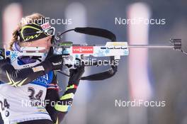 23.01.2015, Antholz, Italy (ITA): Enora Latuilliere (FRA) - IBU world cup biathlon, sprint women, Antholz (ITA). www.nordicfocus.com. © Manzoni/NordicFocus. Every downloaded picture is fee-liable.