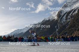 23.01.2015, Antholz, Italy (ITA): Annalies Cook (USA) - IBU world cup biathlon, sprint women, Antholz (ITA). www.nordicfocus.com. © Manzoni/NordicFocus. Every downloaded picture is fee-liable.