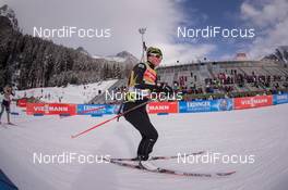 21.01.2015, Antholz, Italy (ITA): Marie Dorin (FRA) - IBU world cup biathlon, training, Antholz (ITA). www.nordicfocus.com. © Manzoni/NordicFocus. Every downloaded picture is fee-liable.