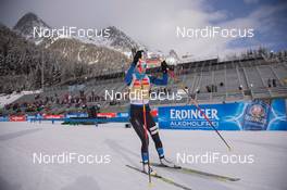 21.01.2015, Antholz, Italy (ITA): Kaisa Maekaeraeinen (FIN) - IBU world cup biathlon, training, Antholz (ITA). www.nordicfocus.com. © Manzoni/NordicFocus. Every downloaded picture is fee-liable.