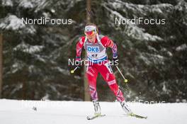 08.02.2015, Nove Mesto, Czech Republic (CZE): Elise Ringen (NOR) - IBU world cup biathlon, pursuit women, Nove Mesto (CZE). www.nordicfocus.com. © Manzoni/NordicFocus. Every downloaded picture is fee-liable.