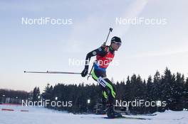 07.02.2015, Nove Mesto, Czech Republic (CZE): Simon Desthieux (FRA) - IBU world cup biathlon, sprint men, Nove Mesto (CZE). www.nordicfocus.com. © Manzoni/NordicFocus. Every downloaded picture is fee-liable.
