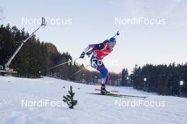 07.02.2015, Nove Mesto, Czech Republic (CZE): Leif Nordgren (USA) - IBU world cup biathlon, sprint men, Nove Mesto (CZE). www.nordicfocus.com. © Manzoni/NordicFocus. Every downloaded picture is fee-liable.