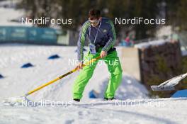 12.02.2015, Oslo, Norway (NOR): Randovan Simocko (SVK) - IBU world cup biathlon Holmenkollen, individual men, Oslo (NOR). www.nordicfocus.com. © Manzoni/NordicFocus. Every downloaded picture is fee-liable.