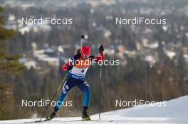 12.02.2015, Oslo, Norway (NOR): Evgeniy Garanichev (RUS) - IBU world cup biathlon Holmenkollen, individual men, Oslo (NOR). www.nordicfocus.com. © Manzoni/NordicFocus. Every downloaded picture is fee-liable.