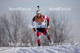 12.02.2015, Oslo, Norway (NOR): Daniel Mesotitsch (AUT) - IBU world cup biathlon Holmenkollen, individual men, Oslo (NOR). www.nordicfocus.com. © Manzoni/NordicFocus. Every downloaded picture is fee-liable.