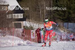 12.02.2015, Oslo, Norway (NOR): Erlend Bjoentegaard (NOR) - IBU world cup biathlon Holmenkollen, individual men, Oslo (NOR). www.nordicfocus.com. © Manzoni/NordicFocus. Every downloaded picture is fee-liable.