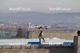 12.02.2015, Oslo, Norway (NOR): Martin Fourcade (FRA) - IBU world cup biathlon Holmenkollen, individual men, Oslo (NOR). www.nordicfocus.com. © Manzoni/NordicFocus. Every downloaded picture is fee-liable.