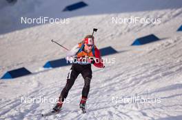 12.02.2015, Oslo, Norway (NOR): Scott Gow (CAN) - IBU world cup biathlon Holmenkollen, individual men, Oslo (NOR). www.nordicfocus.com. © Manzoni/NordicFocus. Every downloaded picture is fee-liable.