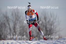 12.02.2015, Oslo, Norway (NOR): Julian Eberhard (AUT) - IBU world cup biathlon Holmenkollen, individual men, Oslo (NOR). www.nordicfocus.com. © Manzoni/NordicFocus. Every downloaded picture is fee-liable.