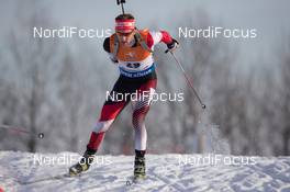 12.02.2015, Oslo, Norway (NOR): Simon Eder (AUT) - IBU world cup biathlon Holmenkollen, individual men, Oslo (NOR). www.nordicfocus.com. © Manzoni/NordicFocus. Every downloaded picture is fee-liable.
