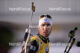 12.02.2015, Oslo, Norway (NOR): Martin Fourcade (FRA) - IBU world cup biathlon Holmenkollen, individual men, Oslo (NOR). www.nordicfocus.com. © Manzoni/NordicFocus. Every downloaded picture is fee-liable.