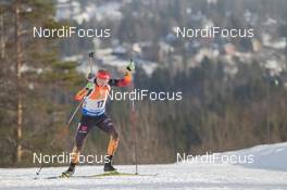 12.02.2015, Oslo, Norway (NOR): Daniel Boehm (GER) - IBU world cup biathlon Holmenkollen, individual men, Oslo (NOR). www.nordicfocus.com. © Manzoni/NordicFocus. Every downloaded picture is fee-liable.