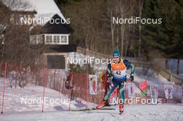 12.02.2015, Oslo, Norway (NOR): Tobias Arwidson (SWE) - IBU world cup biathlon Holmenkollen, individual men, Oslo (NOR). www.nordicfocus.com. © Manzoni/NordicFocus. Every downloaded picture is fee-liable.
