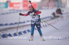 12.02.2015, Oslo, Norway (NOR): Ekaterina Yurlova (RUS) - IBU world cup biathlon Holmenkollen, individual women, Oslo (NOR). www.nordicfocus.com. © Manzoni/NordicFocus. Every downloaded picture is fee-liable.