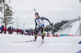 15.02.2015, Oslo, Norway (NOR): Coline Varcin (FRA) - IBU world cup biathlon Holmenkollen, relay women, Oslo (NOR). www.nordicfocus.com. © Manzoni/NordicFocus. Every downloaded picture is fee-liable.