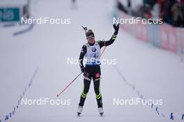 15.02.2015, Oslo, Norway (NOR): Marie Dorin (FRA) - IBU world cup biathlon Holmenkollen, relay women, Oslo (NOR). www.nordicfocus.com. © Manzoni/NordicFocus. Every downloaded picture is fee-liable.