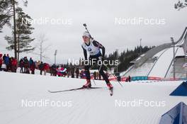 15.02.2015, Oslo, Norway (NOR): Ladina Meier-Ruge (SUI) - IBU world cup biathlon Holmenkollen, relay women, Oslo (NOR). www.nordicfocus.com. © Manzoni/NordicFocus. Every downloaded picture is fee-liable.