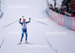 15.02.2015, Oslo, Norway (NOR): Veronika Vitkova (CZE) - IBU world cup biathlon Holmenkollen, relay women, Oslo (NOR). www.nordicfocus.com. © Manzoni/NordicFocus. Every downloaded picture is fee-liable.