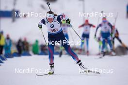 15.02.2015, Oslo, Norway (NOR): Susan Dunklee (USA) - IBU world cup biathlon Holmenkollen, relay women, Oslo (NOR). www.nordicfocus.com. © Manzoni/NordicFocus. Every downloaded picture is fee-liable.
