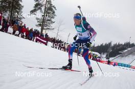 14.02.2015, Oslo, Norway (NOR): Tim Burke (USA) - IBU world cup biathlon Holmenkollen, sprint men, Oslo (NOR). www.nordicfocus.com. © Manzoni/NordicFocus. Every downloaded picture is fee-liable.