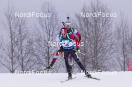 14.02.2015, Oslo, Norway (NOR): Nathan Smith (CAN) - IBU world cup biathlon Holmenkollen, sprint men, Oslo (NOR). www.nordicfocus.com. © Manzoni/NordicFocus. Every downloaded picture is fee-liable.