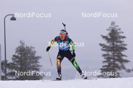 14.02.2015, Oslo, Norway (NOR): Yuryi Liadov (BLR) - IBU world cup biathlon Holmenkollen, sprint men, Oslo (NOR). www.nordicfocus.com. © Manzoni/NordicFocus. Every downloaded picture is fee-liable.