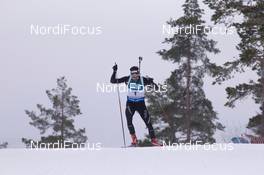 14.02.2015, Oslo, Norway (NOR): Benjamin Weger (SUI) - IBU world cup biathlon Holmenkollen, sprint men, Oslo (NOR). www.nordicfocus.com. © Manzoni/NordicFocus. Every downloaded picture is fee-liable.