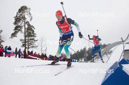 14.02.2015, Oslo, Norway (NOR): Iryna Varvynets (UKR) - IBU world cup biathlon Holmenkollen, sprint women, Oslo (NOR). www.nordicfocus.com. © Manzoni/NordicFocus. Every downloaded picture is fee-liable.