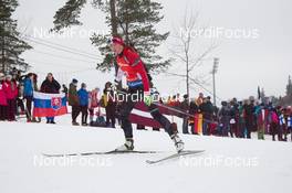 14.02.2015, Oslo, Norway (NOR): Megan Heinicke (CAN) - IBU world cup biathlon Holmenkollen, sprint women, Oslo (NOR). www.nordicfocus.com. © Manzoni/NordicFocus. Every downloaded picture is fee-liable.