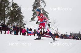 14.02.2015, Oslo, Norway (NOR): Amanda Lightfoot (GBR) - IBU world cup biathlon Holmenkollen, sprint women, Oslo (NOR). www.nordicfocus.com. © Manzoni/NordicFocus. Every downloaded picture is fee-liable.