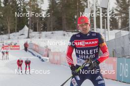 11.02.2015, Oslo, Norway (NOR): Evgeniy Garanichev (RUS) - IBU world cup biathlon Holmenkollen, training, Oslo (NOR). www.nordicfocus.com. © Manzoni/NordicFocus. Every downloaded picture is fee-liable.