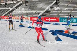 11.02.2015, Oslo, Norway (NOR): Lukas Hofer (ITA) - IBU world cup biathlon Holmenkollen, training, Oslo (NOR). www.nordicfocus.com. © Manzoni/NordicFocus. Every downloaded picture is fee-liable.