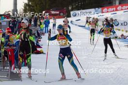 11.02.2015, Oslo, Norway (NOR): Mona Brorsson (SWE) - IBU world cup biathlon Holmenkollen, training, Oslo (NOR). www.nordicfocus.com. © Manzoni/NordicFocus. Every downloaded picture is fee-liable.