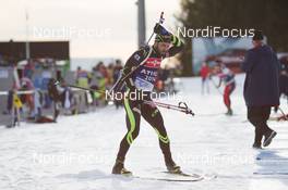 11.02.2015, Oslo, Norway (NOR): Simon Fourcade (FRA) - IBU world cup biathlon Holmenkollen, training, Oslo (NOR). www.nordicfocus.com. © Manzoni/NordicFocus. Every downloaded picture is fee-liable.