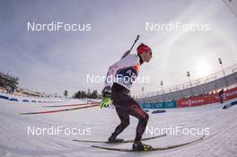 11.02.2015, Oslo, Norway (NOR): Nathan Smith (CAN) - IBU world cup biathlon Holmenkollen, training, Oslo (NOR). www.nordicfocus.com. © Manzoni/NordicFocus. Every downloaded picture is fee-liable.
