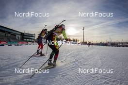 11.02.2015, Oslo, Norway (NOR): Darya Domracheva (BLR) - IBU world cup biathlon Holmenkollen, training, Oslo (NOR). www.nordicfocus.com. © Manzoni/NordicFocus. Every downloaded picture is fee-liable.