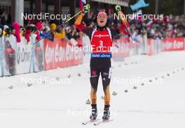 21.03.2015, Khanty-Mansiysk, Russia (RUS): Benedikt Doll (GER) - IBU world cup biathlon, pursuit men, Khanty-Mansiysk (RUS). www.nordicfocus.com. © Manzoni/NordicFocus. Every downloaded picture is fee-liable.