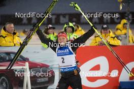 21.03.2015, Khanty-Mansiysk, Russia (RUS): Laura Dahlmeier (GER) - IBU world cup biathlon, pursuit women, Khanty-Mansiysk (RUS). www.nordicfocus.com. © Manzoni/NordicFocus. Every downloaded picture is fee-liable.