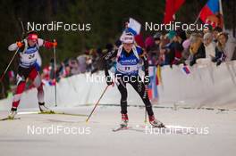 21.03.2015, Khanty-Mansiysk, Russia (RUS): Elisa Gasparin (SUI) - IBU world cup biathlon, pursuit women, Khanty-Mansiysk (RUS). www.nordicfocus.com. © Manzoni/NordicFocus. Every downloaded picture is fee-liable.