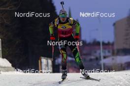 20.03.2015, Khanty-Mansiysk, Russia (RUS): Darya Domracheva (BLR) - IBU world cup biathlon, sprint women, Khanty-Mansiysk (RUS). www.nordicfocus.com. © Manzoni/NordicFocus. Every downloaded picture is fee-liable.