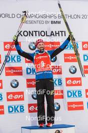 15.03.2015, Kontiolahti, Finland (FIN): Jakov Fak (SLO) - IBU world championships biathlon, mass men, Kontiolahti (FIN). www.nordicfocus.com. © NordicFocus. Every downloaded picture is fee-liable.