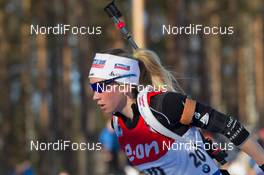 15.03.2015, Kontiolahti, Finland (FIN): Elisa Gasparin (SUI) - IBU world championships biathlon, mass women, Kontiolahti (FIN). www.nordicfocus.com. © NordicFocus. Every downloaded picture is fee-liable.